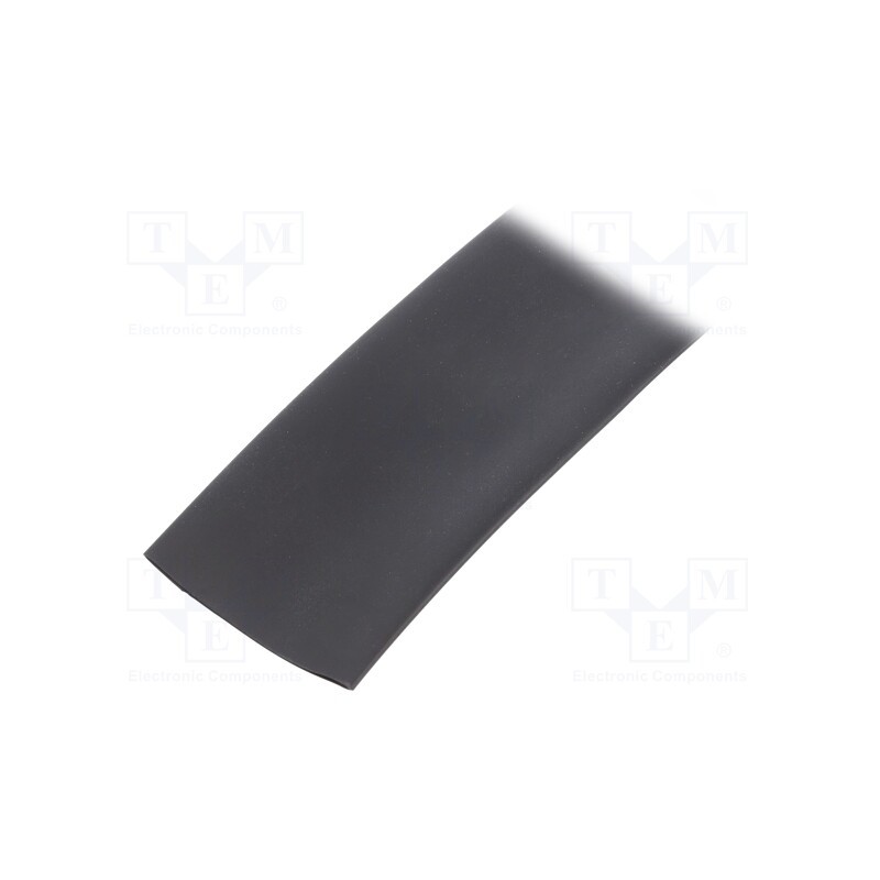 10 m : GBS254BNE - Heat shrink sleeve, glueless, 2: 1, 25.4mm, polyolefine, reel