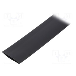 10 pcs : GBS254SNE - Heat shrink sleeve, glueless, 2: 1, 25.4mm, L: 1m, polyolefine