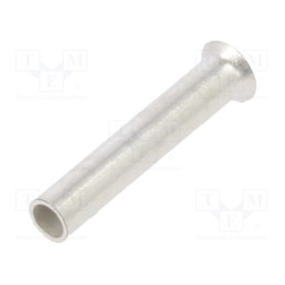 100 pcs : 216-101 - Tip: bootlace ferrule, non-insulated, 0.5mm2, 8mm, tinned, crimped