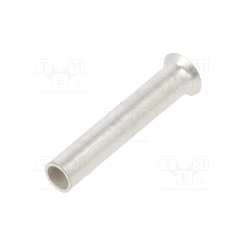100 pcs : 216-101 - Tip: bootlace ferrule, non-insulated, 0.5mm2, 8mm, tinned, crimped