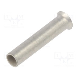 100 pcs : 216-102 - Tip: bootlace ferrule, non-insulated, 0.75mm2, 8mm, tinned