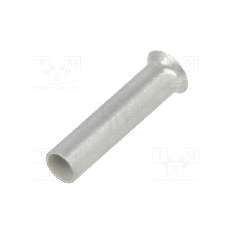 100 pcs : 216-103 - Tip: bootlace ferrule, non-insulated, 1mm2, 8mm, tinned, crimped