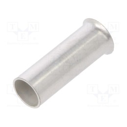 100 pcs : 216-107 - Tip: bootlace ferrule, non-insulated, 4mm2, 10mm, tinned, crimped