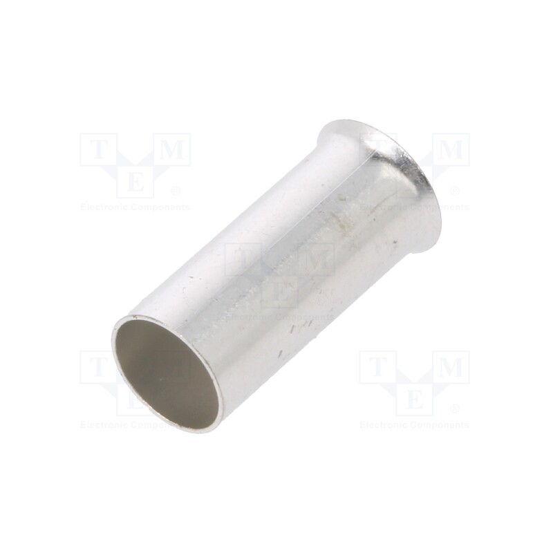 100 pcs : 216-109 - Tip: bootlace ferrule, non-insulated, 10mm2, 12mm, tinned, crimped