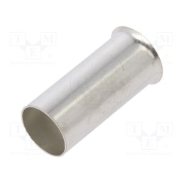 100 pcs : 216-110 - Tip: bootlace ferrule, non-insulated, 16mm2, 15mm, tinned, crimped