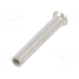 100 pcs : 216-131 - Tip: bootlace ferrule, non-insulated, 0.25mm2, 7mm, tinned