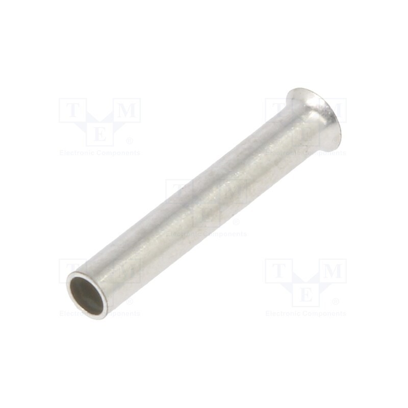 100 pcs : 216-142 - Tip: bootlace ferrule, non-insulated, 0.75mm2, 10mm, tinned