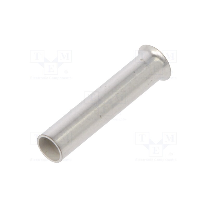 100 pcs : 216-144 - Tip: bootlace ferrule, non-insulated, 1.5mm2, 10mm, tinned