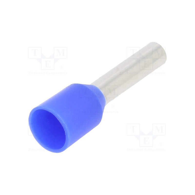 100 pcs : 216-246 - Tip: bootlace ferrule, insulated, 2.5mm2, 10mm, tinned, crimped