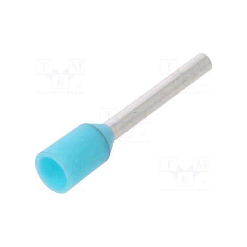 100 pcs : 216-302 - Tip: bootlace ferrule, insulated, 0.34mm2, 8mm, tinned, crimped