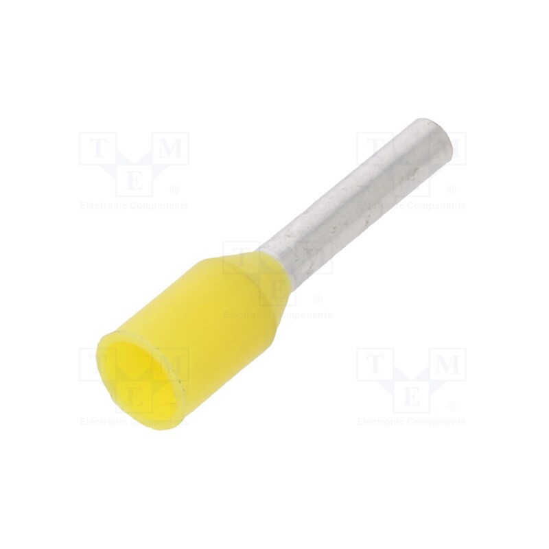 100 pcs : 216-307 - Tip: bootlace ferrule, insulated, 1mm2, 8mm, tinned, crimped