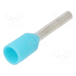 100 pcs : 216-322 - Tip: bootlace ferrule, insulated, 0.34mm2, 6mm, tinned, crimped
