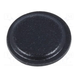 10 pcs : RBS-5BK - Self-adhesive foot, Ø: 12.7mm, H: 1.6mm