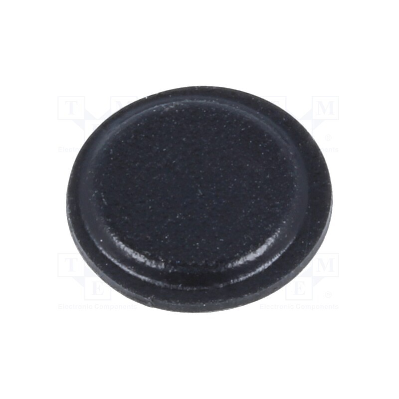 10 pcs : RBS-5BK - Self-adhesive foot, Ø: 12.7mm, H: 1.6mm