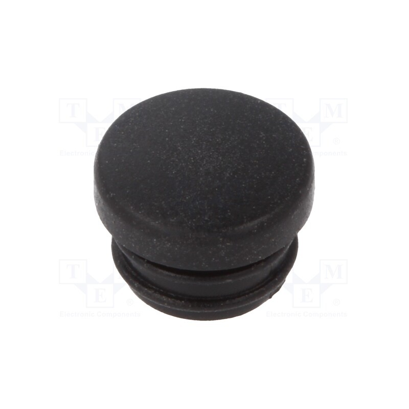 10 pcs : FIX-MHD-6.5 - Stopper, elastomer thermoplastic TPE, Øhole: 6.9mm, H: 5.7mm