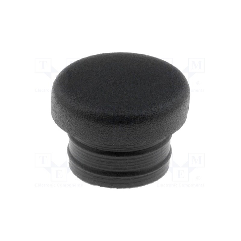 10 pcs : FIX-MHD-6 - Stopper, elastomer thermoplastic TPE, Øhole: 6.2mm, H: 5.7mm