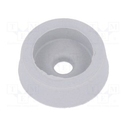 10 pcs : FI-1 GY ABS - Foot, H: 5mm, grey, ABS, Dim: Ø14mm, Ømount.hole: 2.9mm