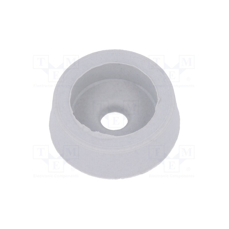 10 pcs : FI-1 GY ABS - Foot, H: 5mm, grey, ABS, Dim: Ø14mm, Ømount.hole: 2.9mm