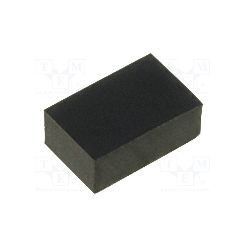 10 pcs : FIX-SF-060425 - Self-adhesive foot, H: 2.5mm, black, rubber, W: 6mm, L: 4mm