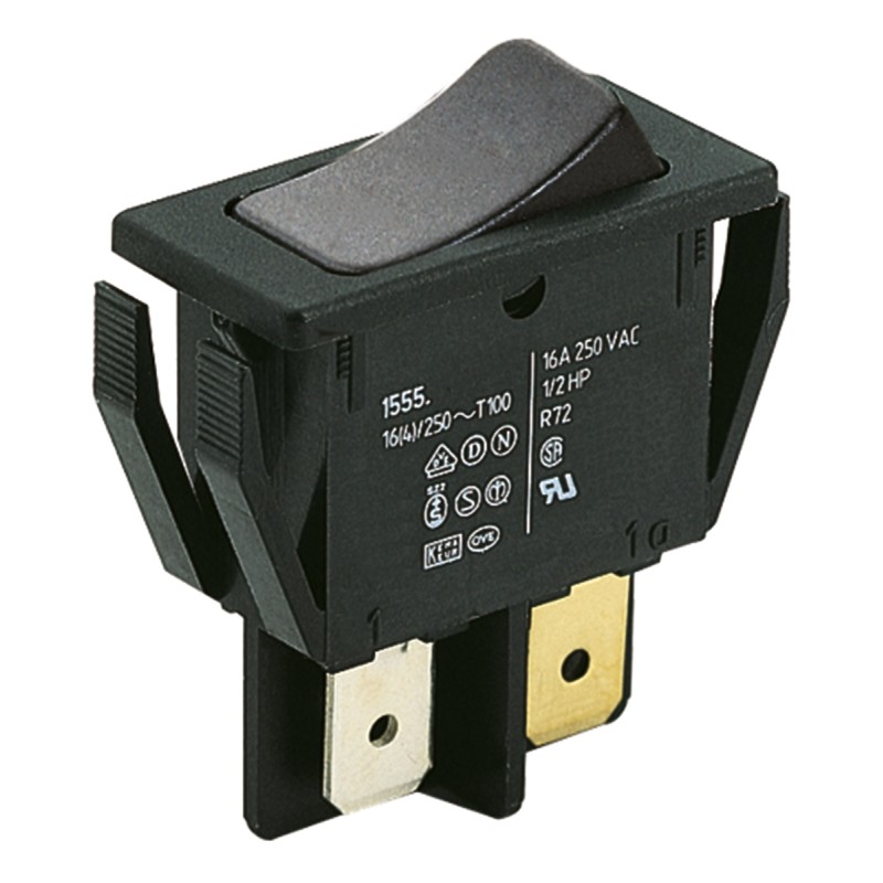 1 pcs - Marquardt SPST, On-None-Off Rocker Switch Panel Mount