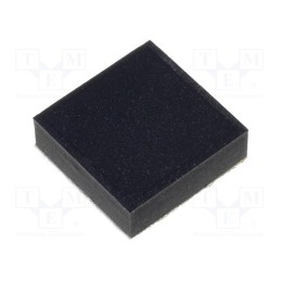 10 pcs : SF-0808025 - Self-adhesive foot, black, rubber, Y: 8mm, X: 8mm, Z: 2.5mm