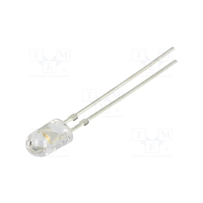 10 pcs : OSV5YL5471D - LED, oval, 5x4.1mm, violet, 150÷250mcd, Front: convex, 2.9÷3.6V