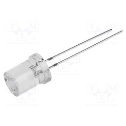 10 pcs : OSV5YL83C1A - LED, 8mm, violet, 10÷20mcd, 120°, Front: recessed, 1.8÷2.6V