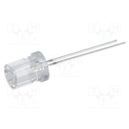 10 pcs : OSK5DK83C1A - LED, 8mm, pink, 68÷100mcd, 120°, Front: recessed, 2.9÷3.6V