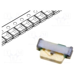 20 pcs : KPGA-1602SEC-KA - LED, SMD, 1602, orange, 40÷120mcd, 1.6x0.9x0.2mm, 2.05÷2.4V, 20mA
