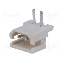 50 pcs : 22057025 - Socket, wire-board, male, Mini-SPOX, 2.5mm, PIN: 2, THT, 3A, tinned