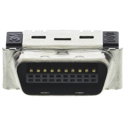 1 pcs - 3M 101 20 Way Right Angle Cable Mount D-sub Connector Plug, 1.27mm Pitch