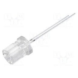 10 pcs : OSY5PA83C1A - LED, 8mm, yellow, 220÷300mcd, 120°, Front: recessed, 1.8÷2.6V