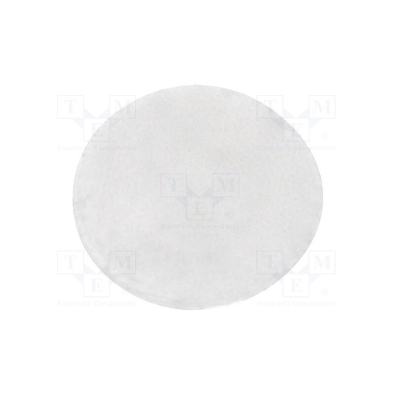 10 pcs : FIX-RF8-2.4A - Self-adhesive foot, Ø: 8mm, H: 2.4mm, transparent, silicone, C: 1mm