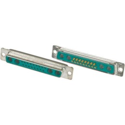 1 pcs - Amphenol FCI DW 21 Way Panel Mount D-sub Connector Socket