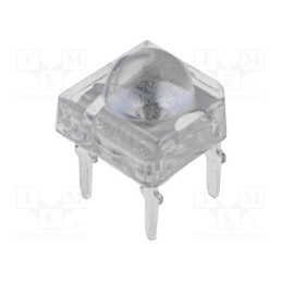 10 pcs : OS6OGAZ2C1P - LED Super Flux, 7.62x7.62mm, pink (salmon pink), 8400÷10000mcd