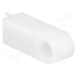 50 pcs : FIX-LEK-503-18 -AS - LED housing, 5mm, polyamide, angular, 3 PIN, natural, UL94V-2