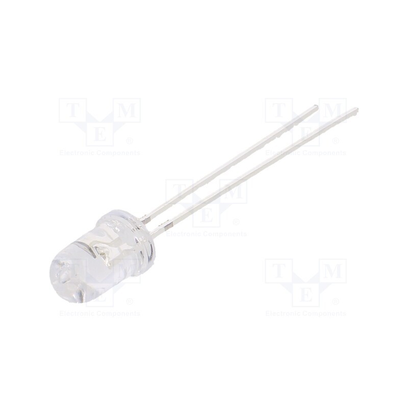 10 pcs : OSK5DK5111A-CRLED16 - CRLED, 5mm, pink, 3000mcd, 15°, Front: convex, 5.5÷20V, No.of term: 2