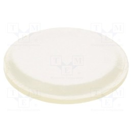 10 pcs : 781-C - Self-adhesive foot, Ø: 12.7mm, H: 1.5mm, transparent, polyurethane