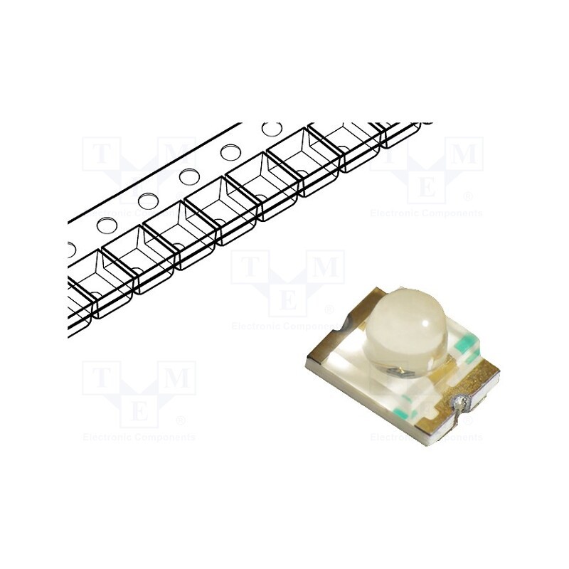 10 pcs : KPD-3224SYC-J3 - LED, SMD, 3224, yellow, 2500÷3600mcd, 3.2x2.4x2.4mm, 20°, 2÷2.5V