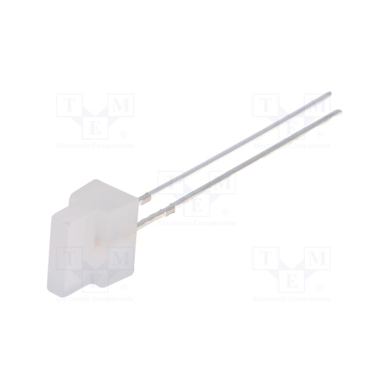 50 pcs : OSK5YK7232B - LED, rectangular, 1.8x7.05mm, pink, 150÷220mcd, 30°, Front: flat