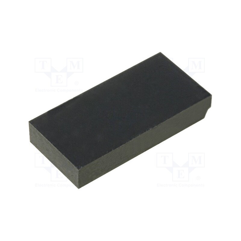 10 pcs : FIX-SF-201035 - Self-adhesive foot, H: 3.5mm, black, rubber, W: 20mm, L: 10mm