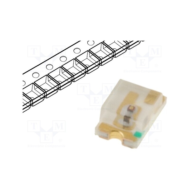 20 pcs : LL-S172VC-V1-2B - LED, SMD, 0805, red, 25÷45mcd, 2x1.25x0.8mm, 130°, 1.6÷2.4V, 20mA