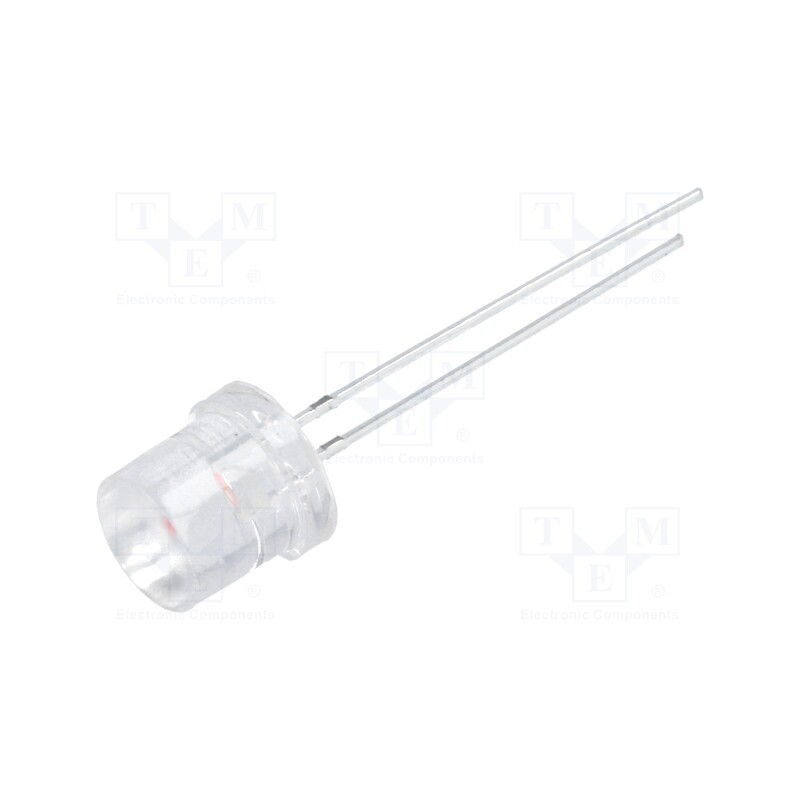 10 pcs : OSK5DK82E1A - LED, 8mm, pink, 500÷750mcd, 140°, Front: flat, 2.9÷3.6V