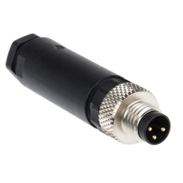1 pcs - Lumberg Automation Circular Connector, 3 Contacts, Cable Mount, M8 Connector, Plug, Male, IP67, RSMCK Series