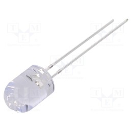 10 pcs : OSB5SA8B31B-CRLED16 - CRLED, 8mm, blue, 5800mcd, 30°, Front: convex, 5.5÷20V, No.of term: 2