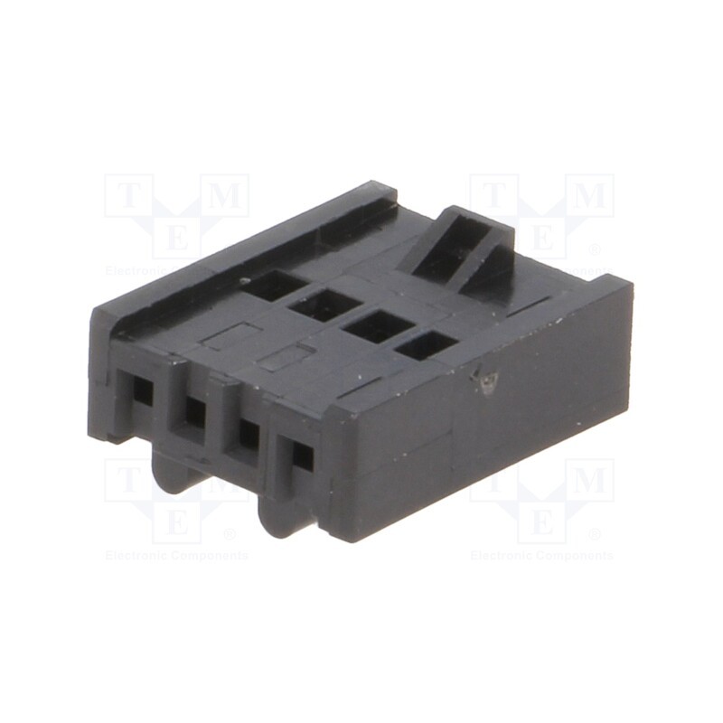 50 pcs : 3114 04 VP15 - Plug, wire-board, female, Minimodul, 2.5mm, PIN: 4, w/o contacts