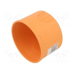 10 pcs : PK-60F ORANGE - Enclosure: junction box, Ø: 60mm, Z: 40mm, plaster embedded, orange