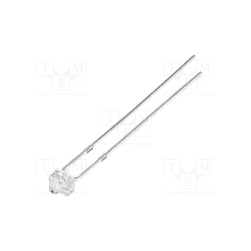 10 pcs : OSY5JS7334A - LED, 1.8mm, yellow, blinking, 68÷100mcd, 30°, 3÷5V, 20mA