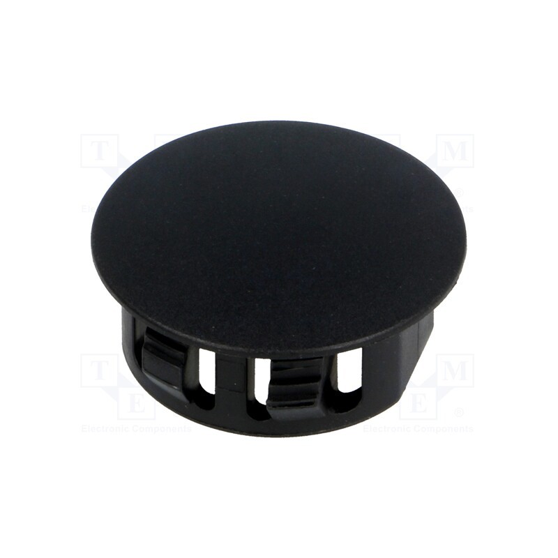 10 pcs : FIX-M22U - Stopper, polyamide, Øhole: 22.1mm, H: 10.6mm, black, UL94V-2