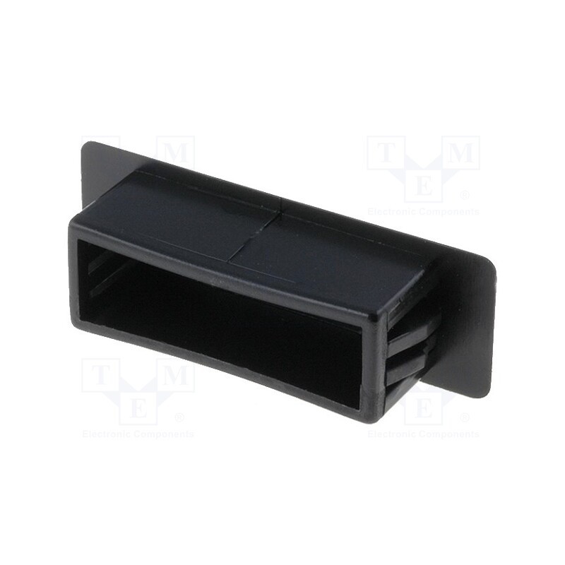 10 pcs : BPE-SC-3-01 BLACK - Stopper, polyamide, black, UL94V-2, Panel thick: 1.4÷3.5mm, C: 12mm